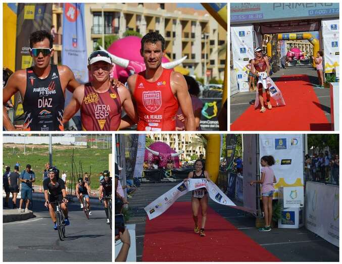 Imágenes de los ganadores absolutos masculinas y femeninos/TA.